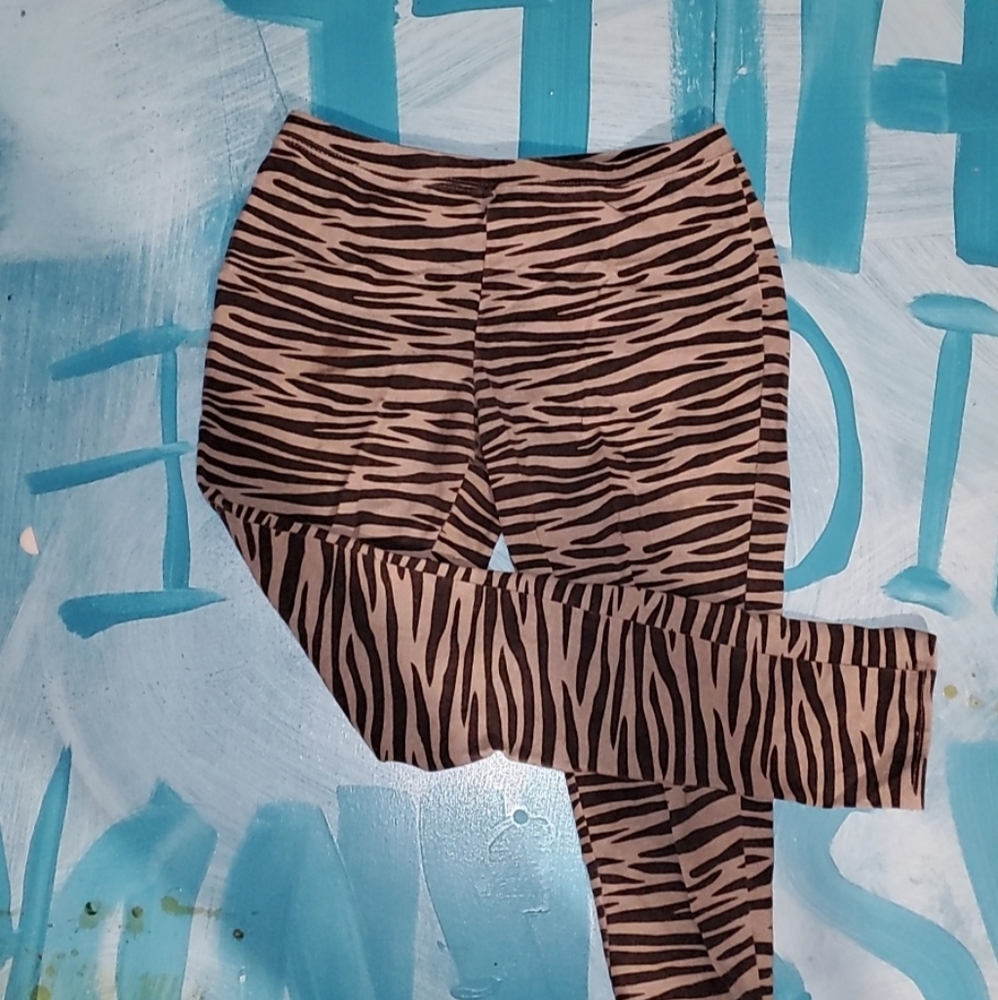Kids Faded Glory Zebra Leggings